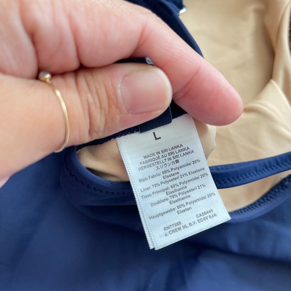 J. Crew One Piece Swimsuit Navy - Picture 4 of 8